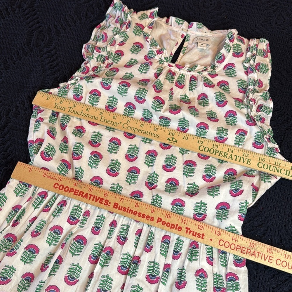 J Crew dress with flowers, women’s size 8 - Picture 3 of 15